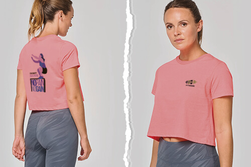 camisetas crop-top